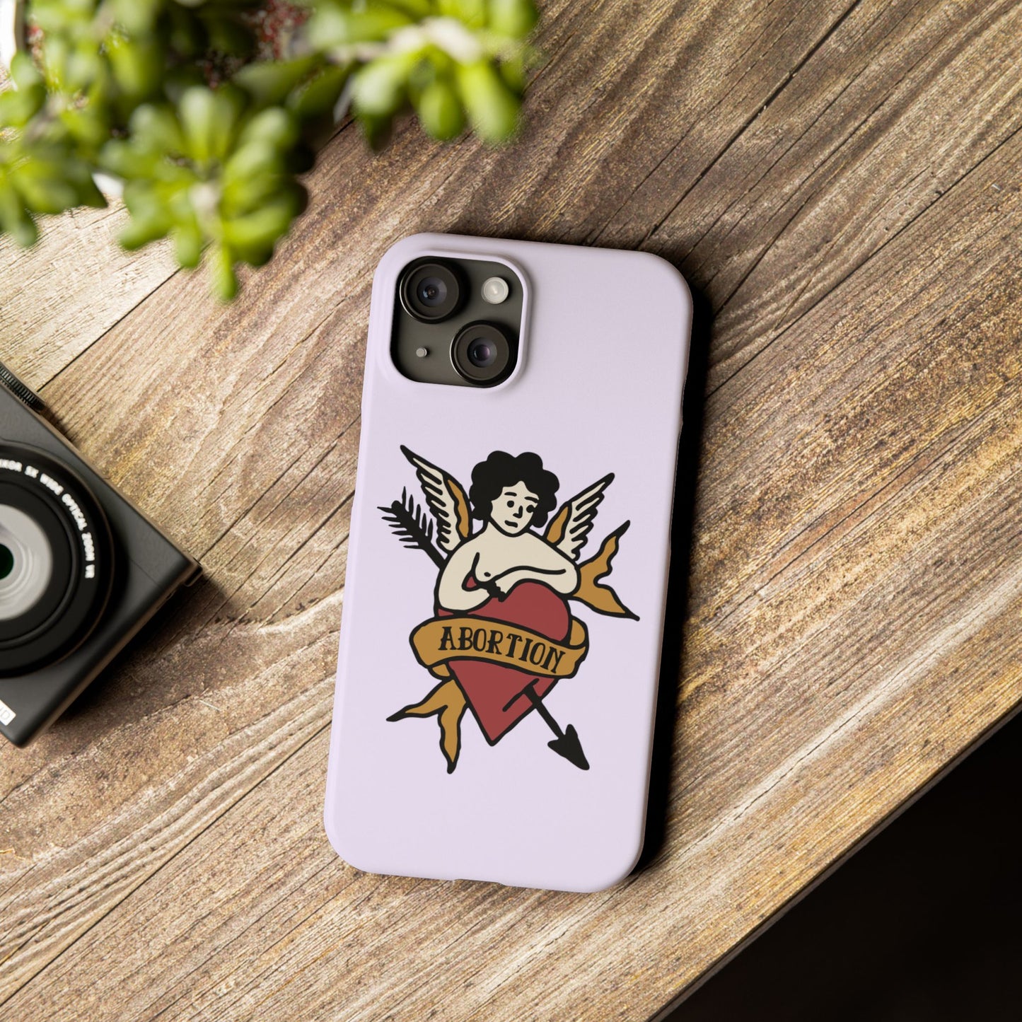 Abortion Vintage Tattoo Art Slim Phone Case - Many iPhone Models Available