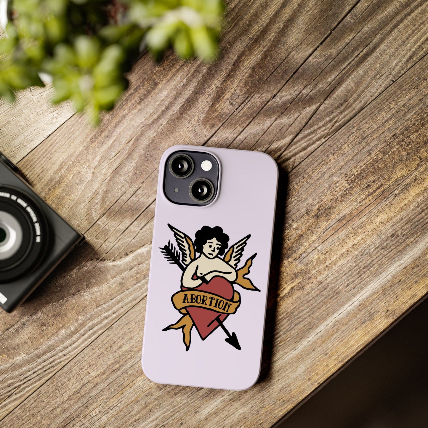 Abortion Vintage Tattoo Art Slim Phone Case - Many iPhone Models Available