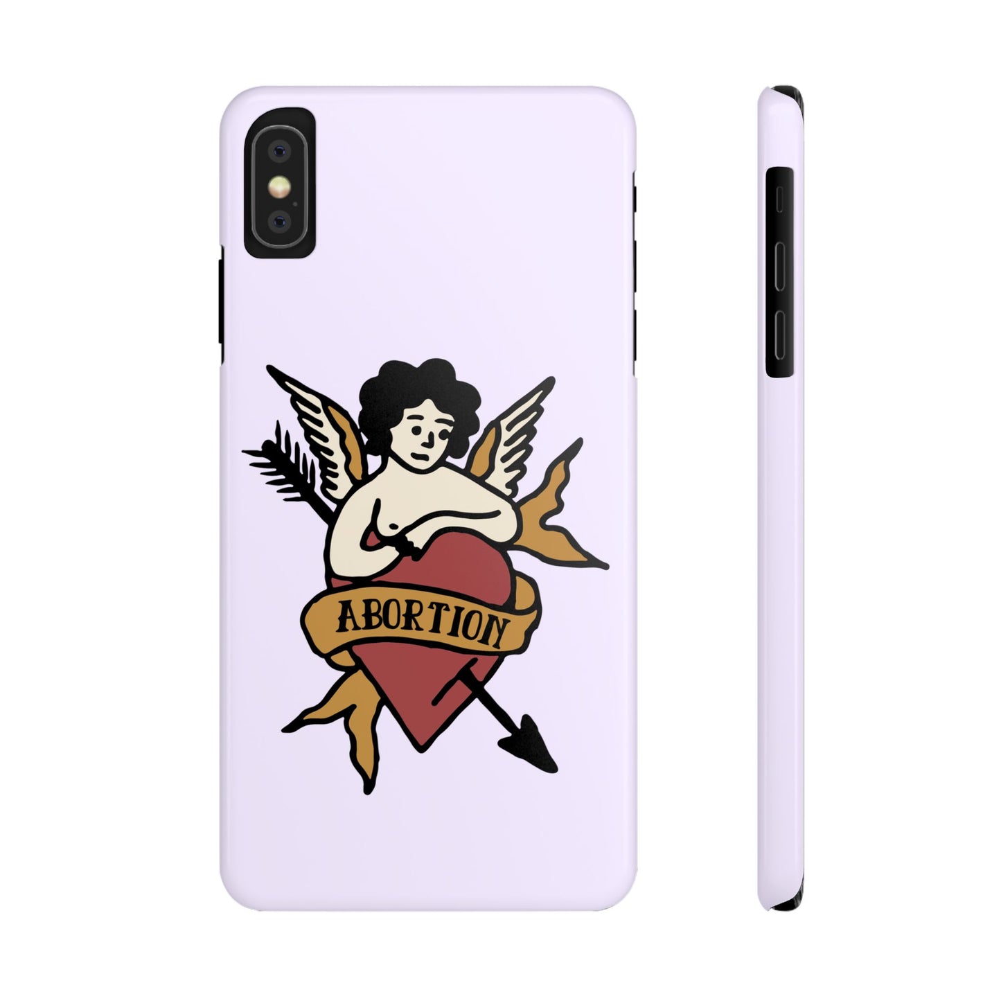 Abortion Vintage Tattoo Art Slim Phone Case - Many iPhone Models Available