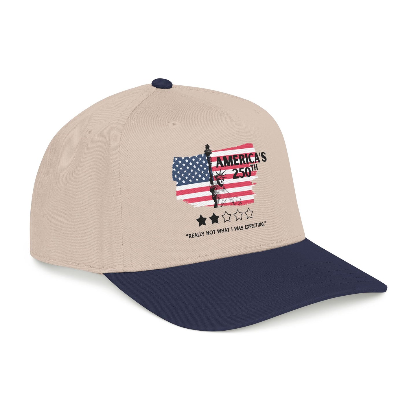 America’s 250th 2 Out of 5 Stars Mid Profile Baseball Cap