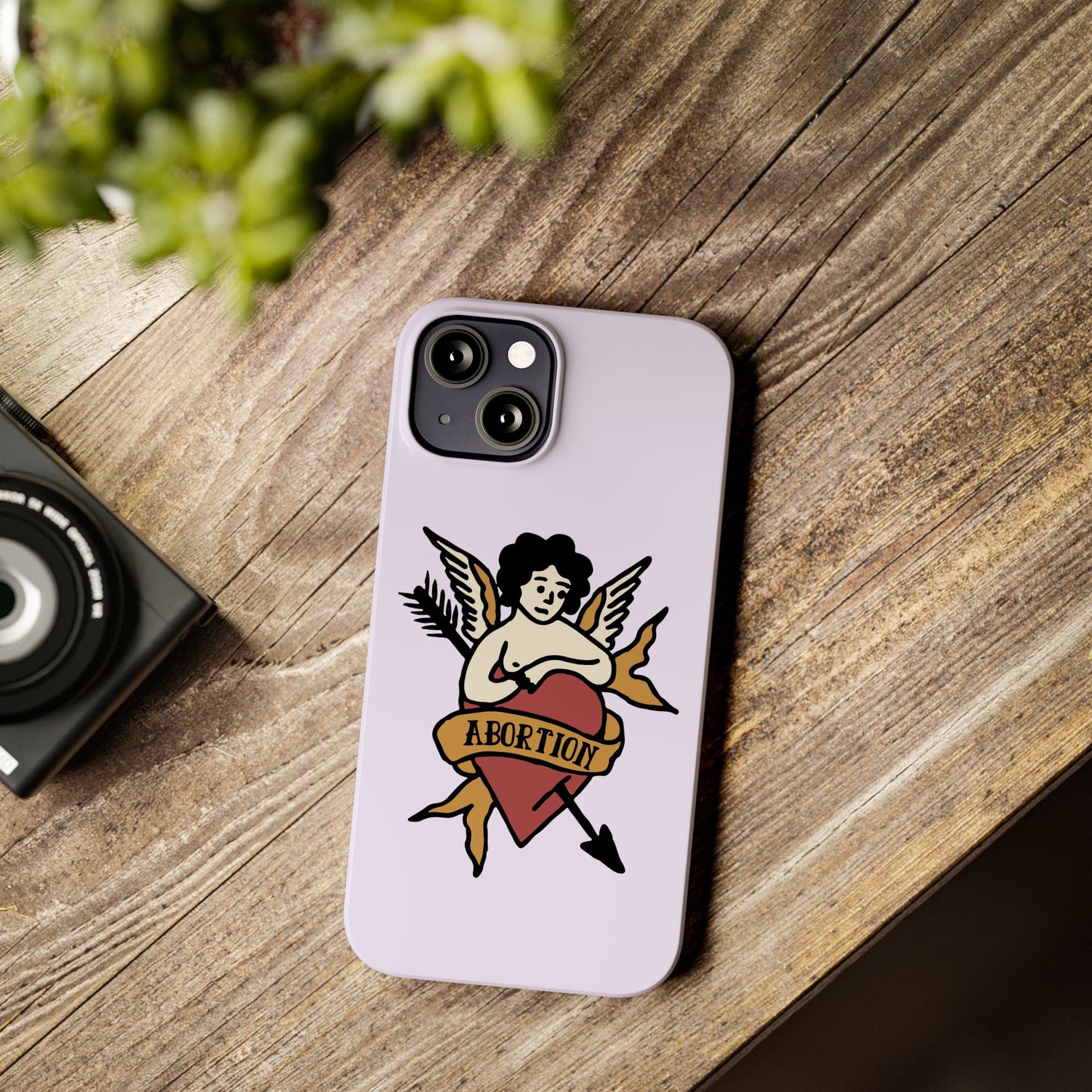 Abortion Vintage Tattoo Art Slim Phone Case - Many iPhone Models Available