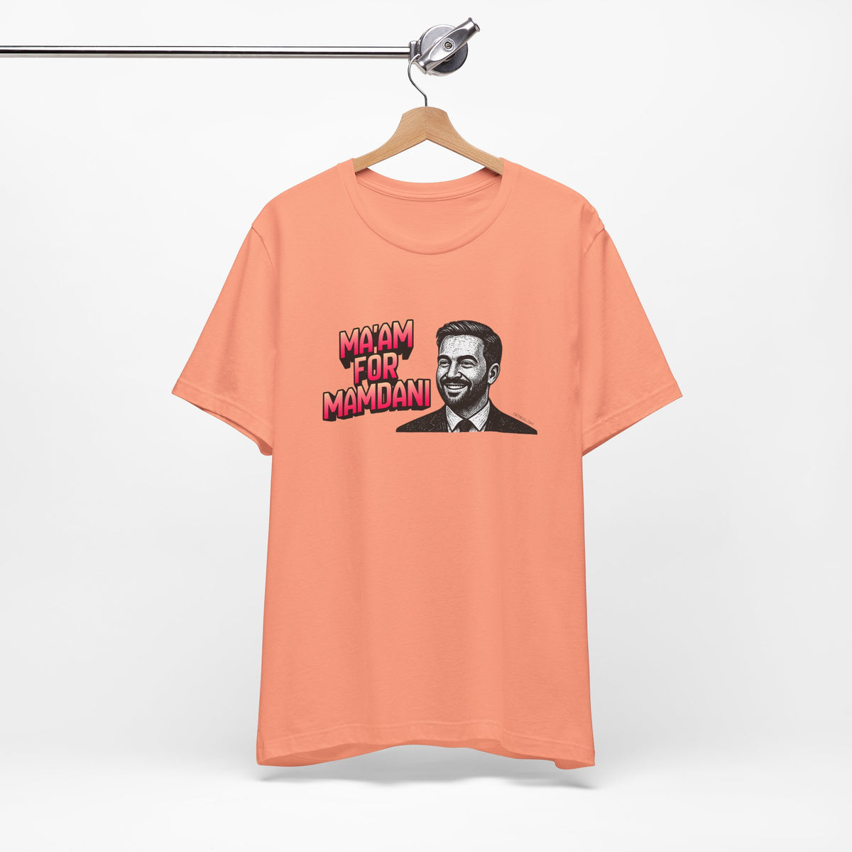 Ma'am for Mamdani NYC Mayor Jersey Short Sleeve Tee [Sizes XS-4XL]