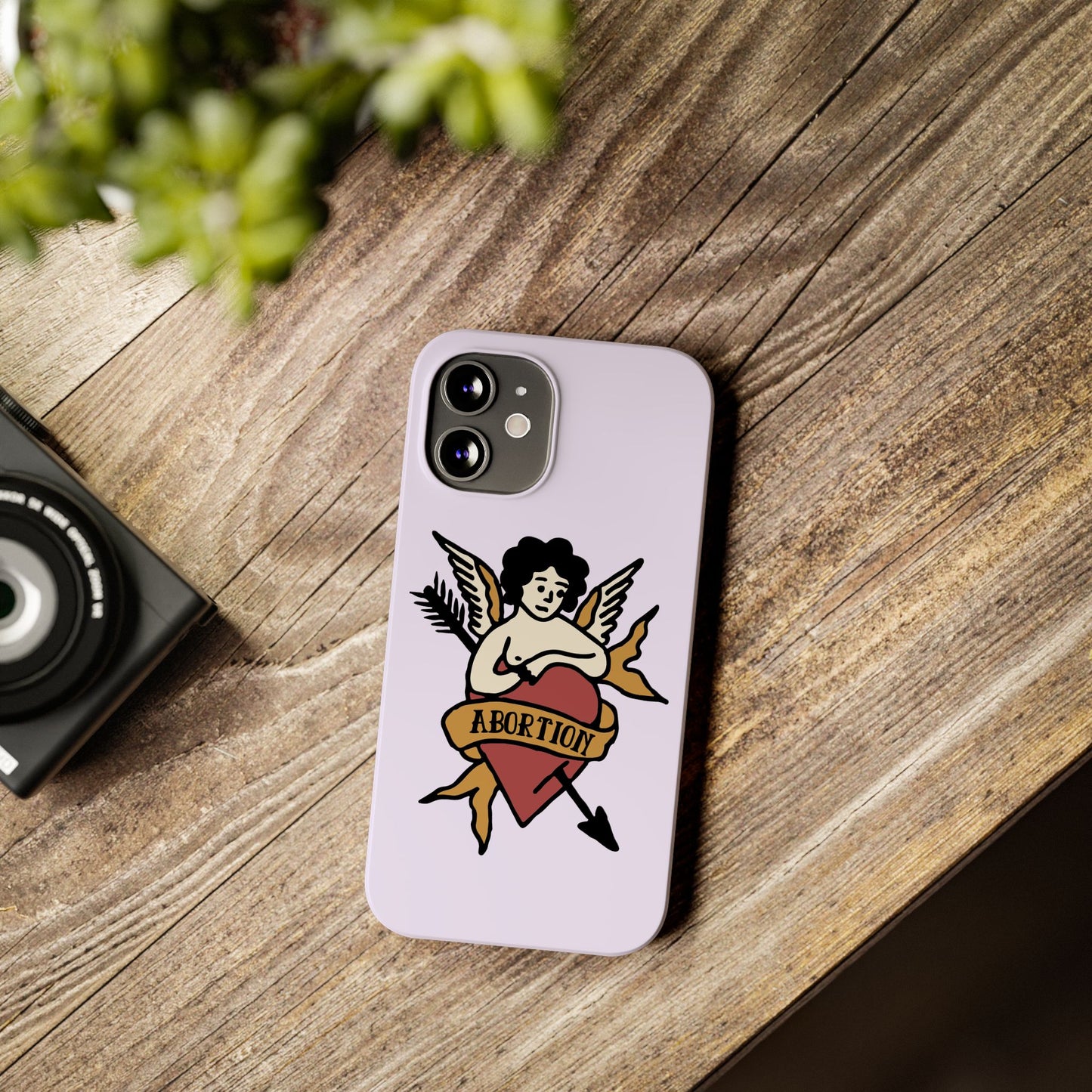 Abortion Vintage Tattoo Art Slim Phone Case - Many iPhone Models Available