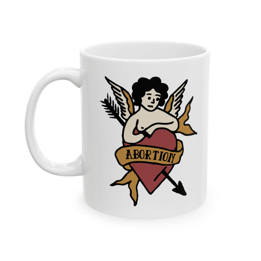 Abortion Vintage Tattoo Art Ceramic Mug 11oz