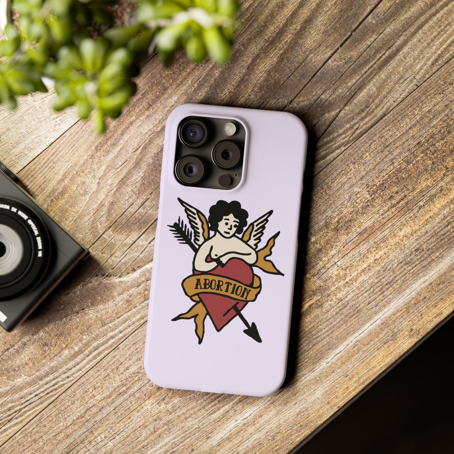 Abortion Vintage Tattoo Art Slim Phone Case - Many iPhone Models Available