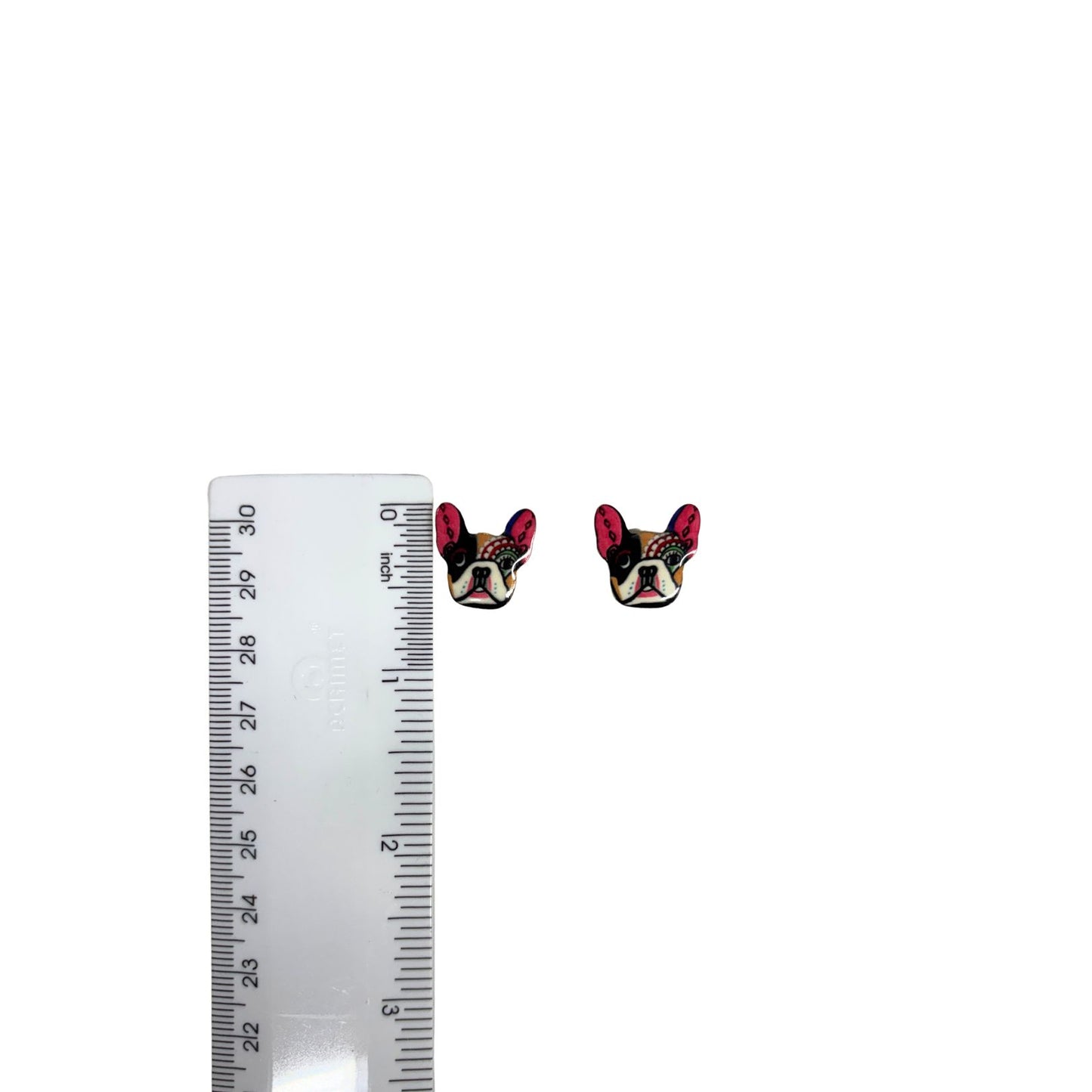 Graffiti Dog Stud Earrings | Street Art Novelty Earrings