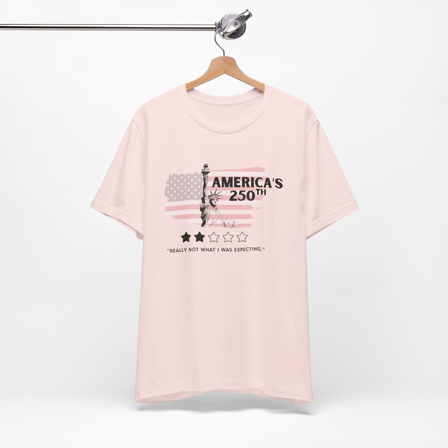America's 250th Really Not What I Was Expecting Jersey Short Sleeve Tee | Feminist Political Humor Shirt [Sizes XS-5XL]