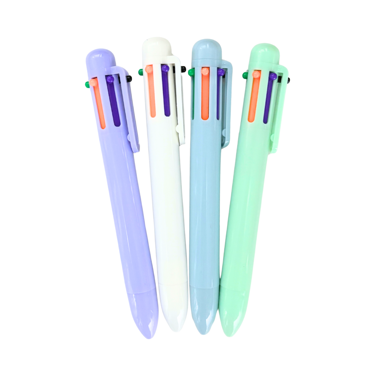 1980s Girl Pen | 6-in-1 Retro Multi Color Click Pens