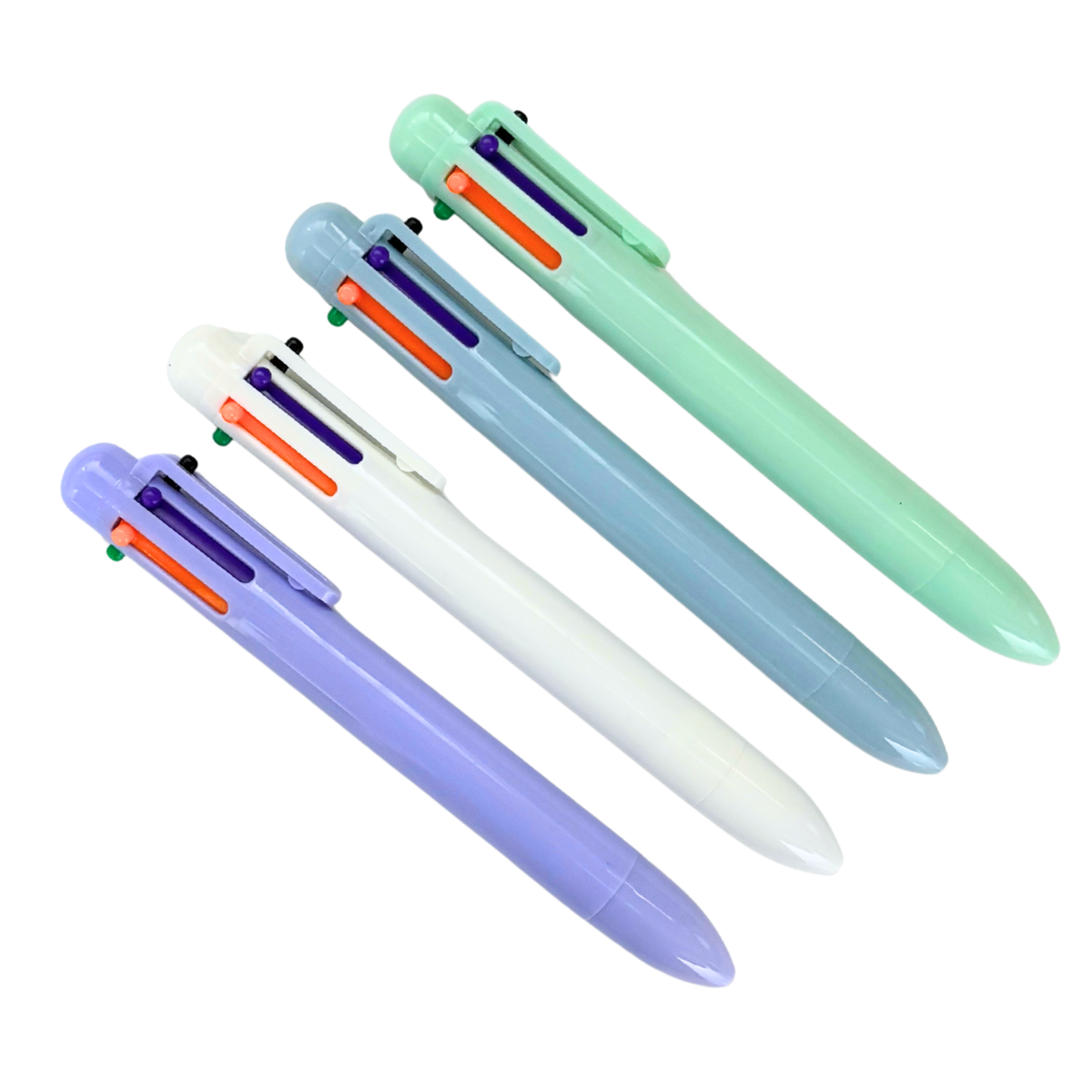 1980s Girl Pen | 6-in-1 Retro Multi Color Click Pens