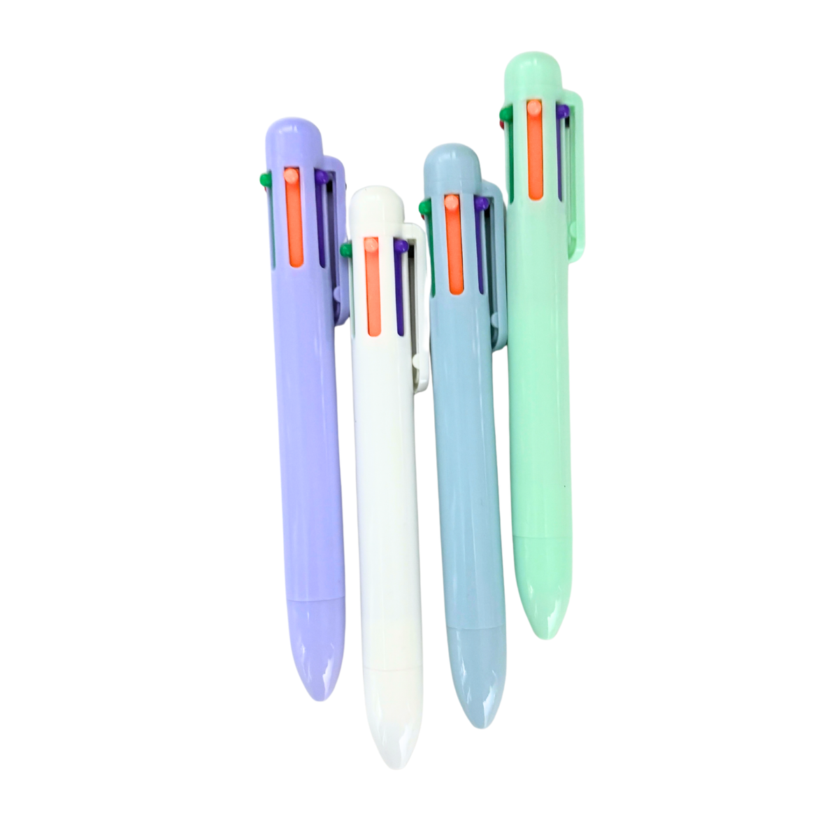 1980s Girl Pen | 6-in-1 Retro Multi Color Click Pens