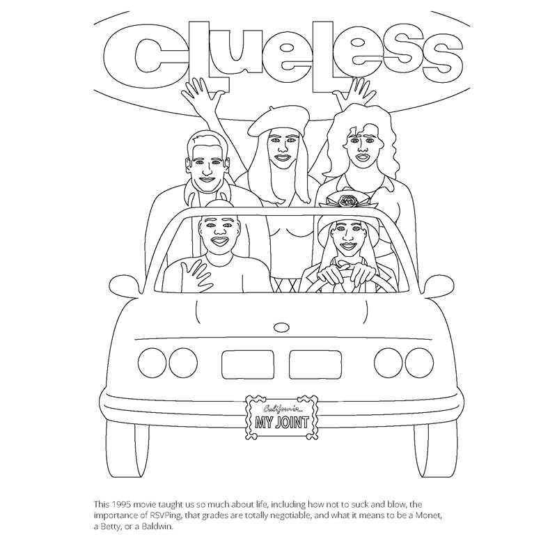 1990s Coloring Book by James Grange | Retro Vibe '90s and Millennials Funny Colouring Pads