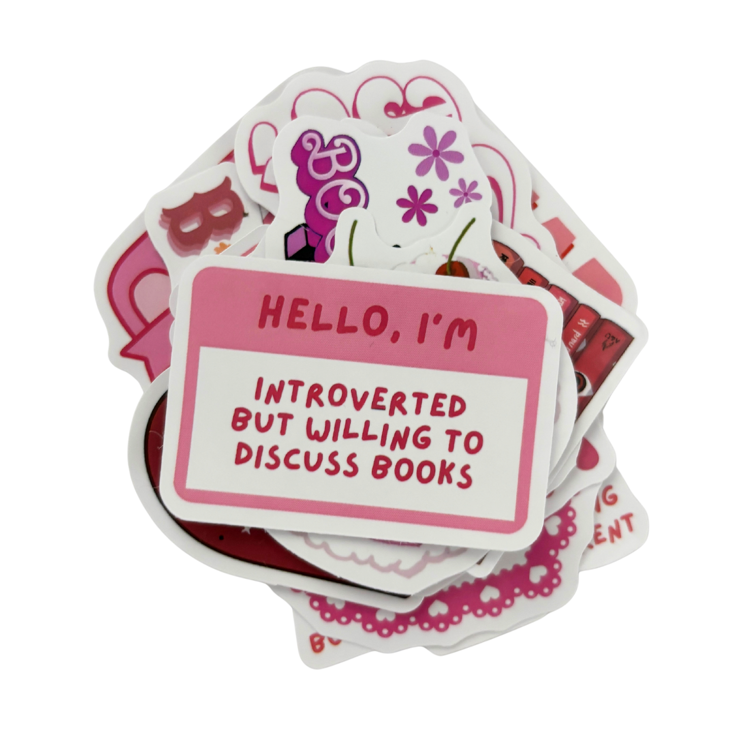 Book Lover Sticker Pack | 13–20 Stickers in 4 Bookish Themes