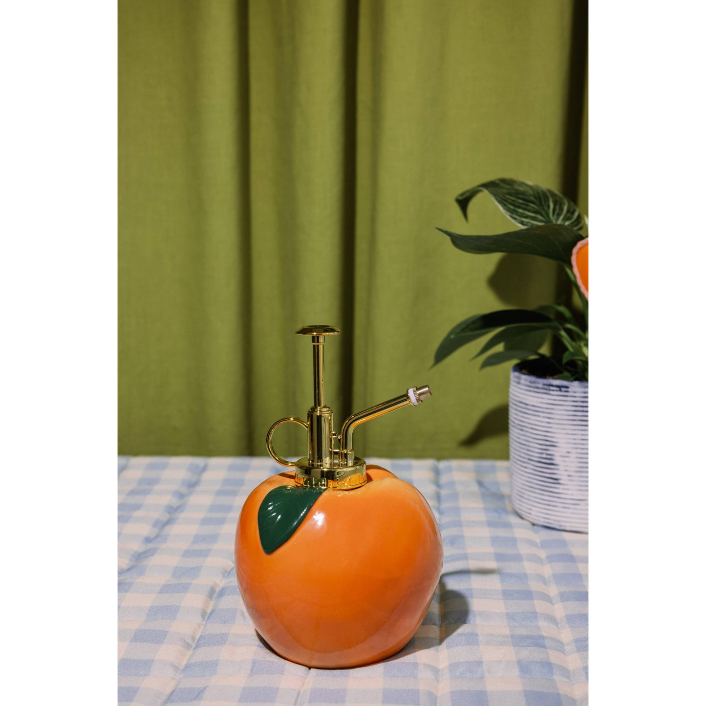 Peach Plant Mister | Ceramic Fruit-Shaped Spray Bottle