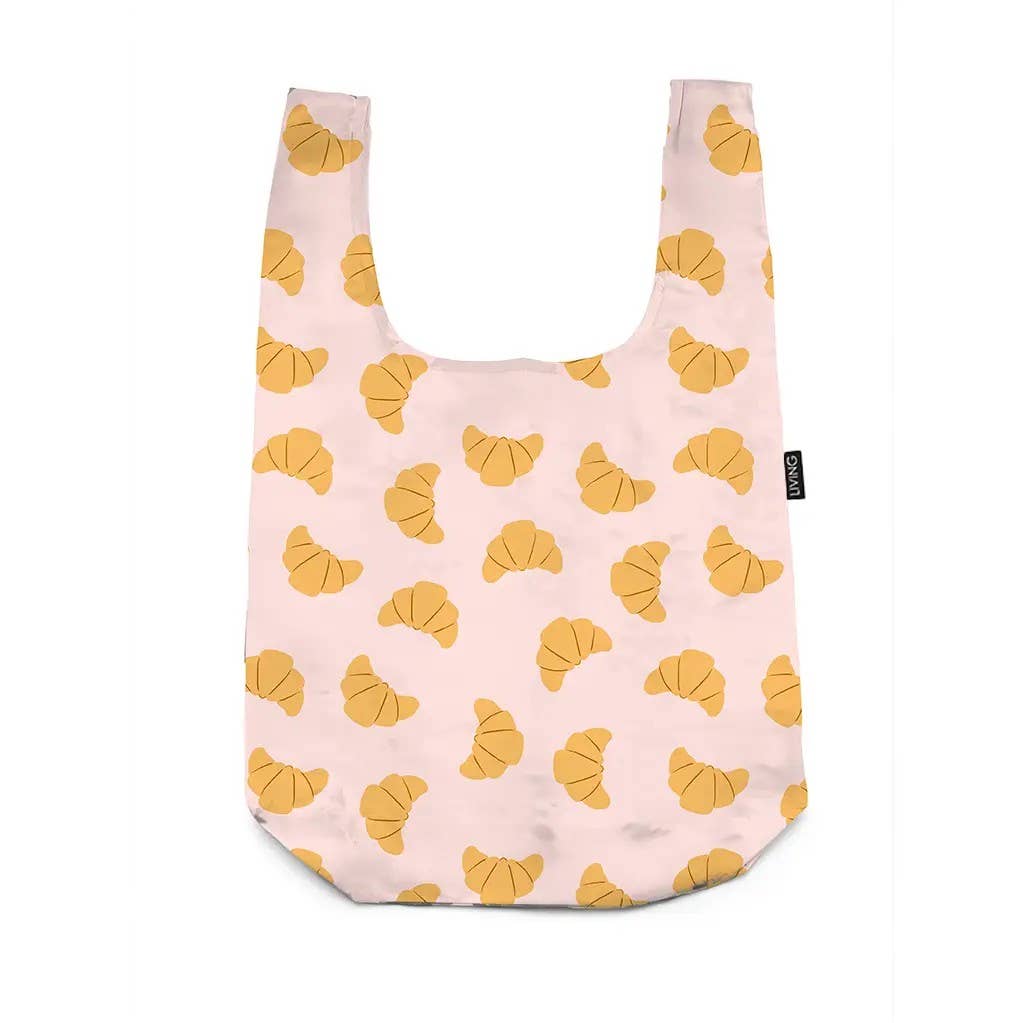Croissant Bag Charm & Reusable Shopper Bag