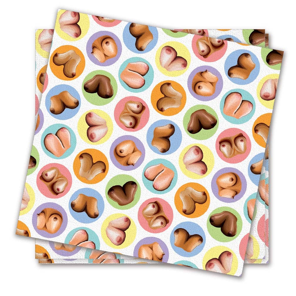 2-Ply Dirty Boob Napkins | 8-Pack