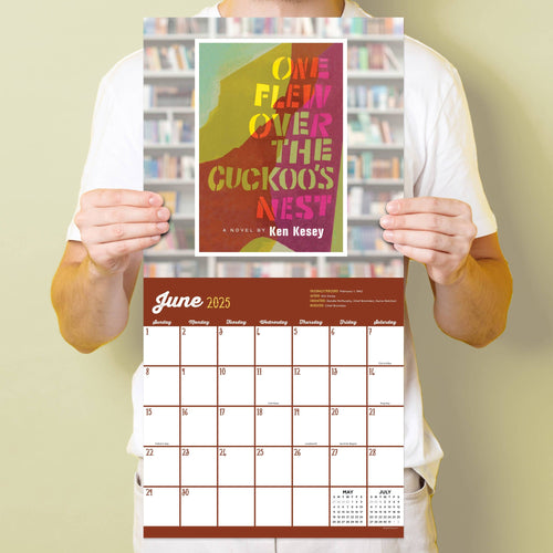 2025 Banned Book Club Wall Calendar | Bibliophile Book Lovers Giftable Hanging 12 Month Calendar