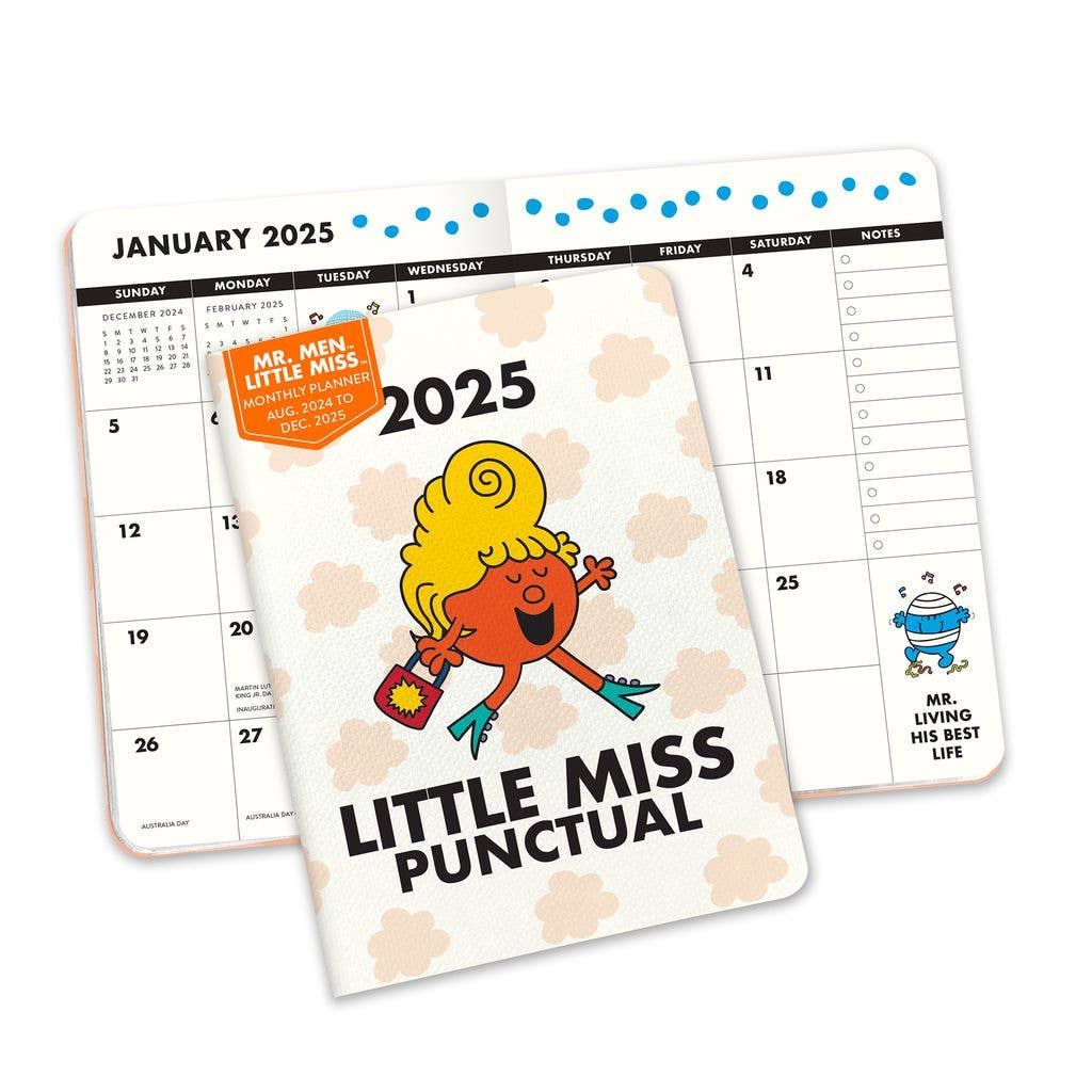 2025 Little Miss Punctual Monthly Pocket Planner