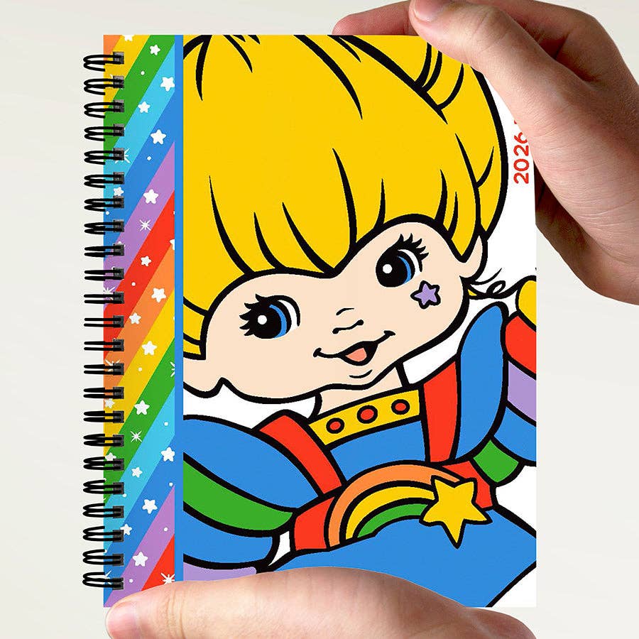 2026 Rainbow Brite Medium Weekly Monthly Planner | Colorful Diary Datebook Organizer | 6.5" x 8"