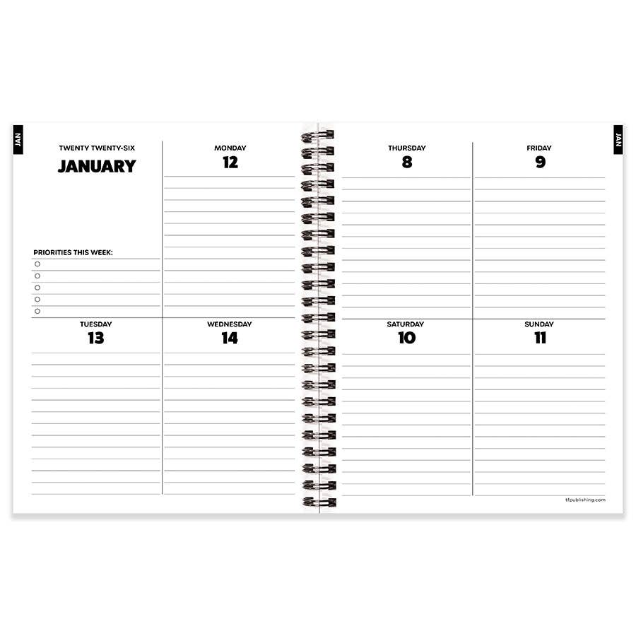 2026 Sesame Street Medium Weekly Monthly Planner | Fun Diary Datebook Organizer | 6.5" x 8"