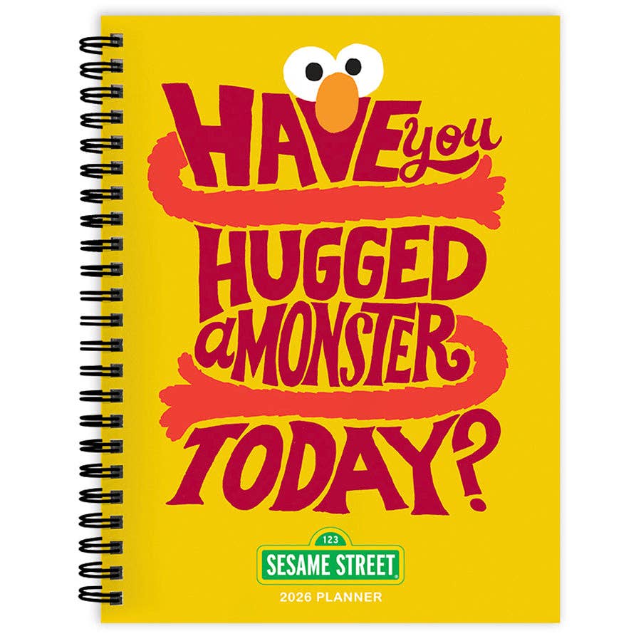 2026 Sesame Street Medium Weekly Monthly Planner | Fun Diary Datebook Organizer | 6.5" x 8"