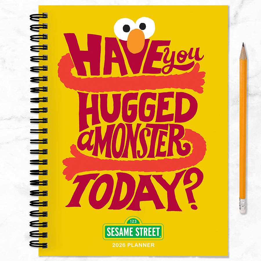 2026 Sesame Street Medium Weekly Monthly Planner | Fun Diary Datebook Organizer | 6.5" x 8"