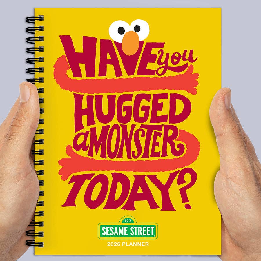 2026 Sesame Street Medium Weekly Monthly Planner | Fun Diary Datebook Organizer | 6.5" x 8"