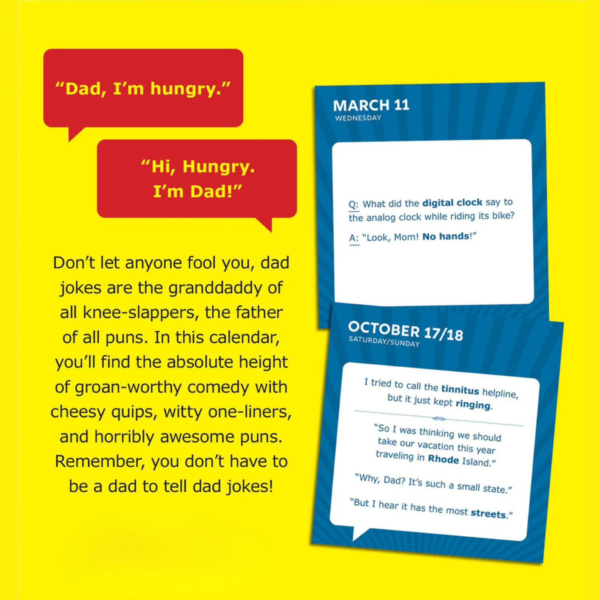 2027 Dad Jokes Boxed Calendar | Stand-Up Desk Calendar | Dad Gift-Sourcebooks-The Bullish Store