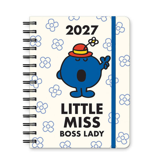 2027 Little Miss Boss Lady Deluxe Compact Flexi Planner-Orange Circle Studio-The Bullish Store