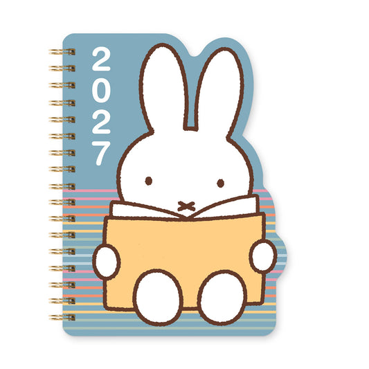 2027 Miffy A Year in Color Die-Cut Weekly Planner-Orange Circle Studio-The Bullish Store