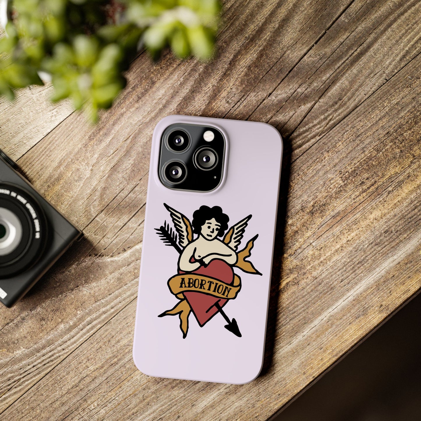 Abortion Vintage Tattoo Art Slim Phone Case - Many iPhone Models Available