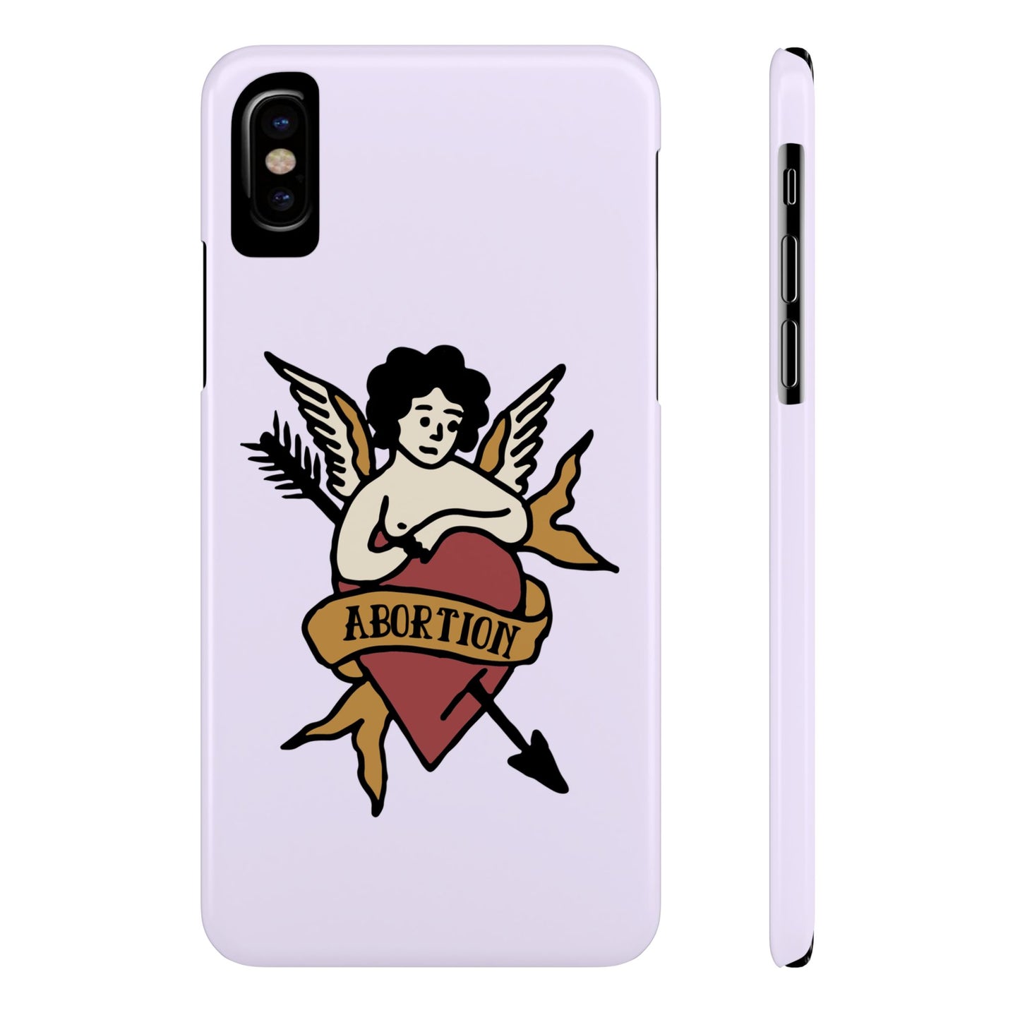 Abortion Vintage Tattoo Art Slim Phone Case - Many iPhone Models Available