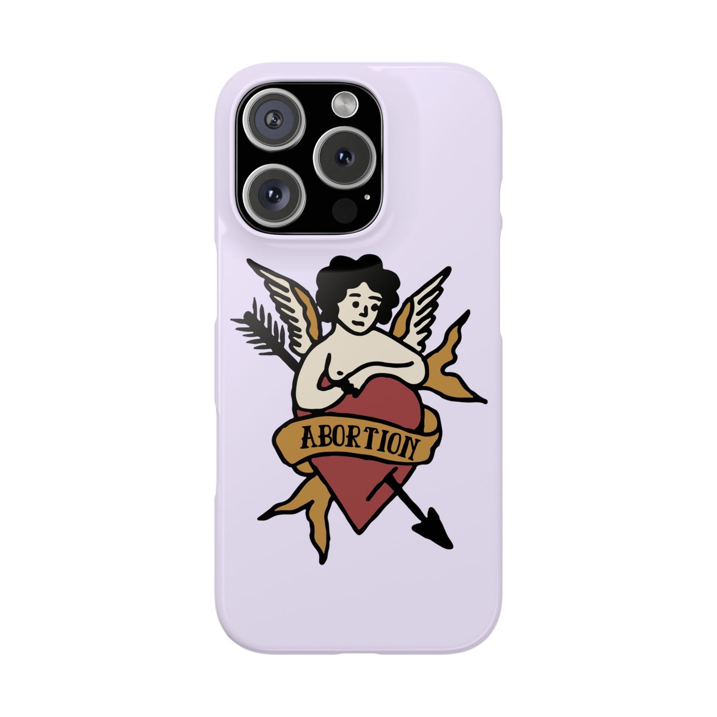 Abortion Vintage Tattoo Art Slim Phone Case - Many iPhone Models Available