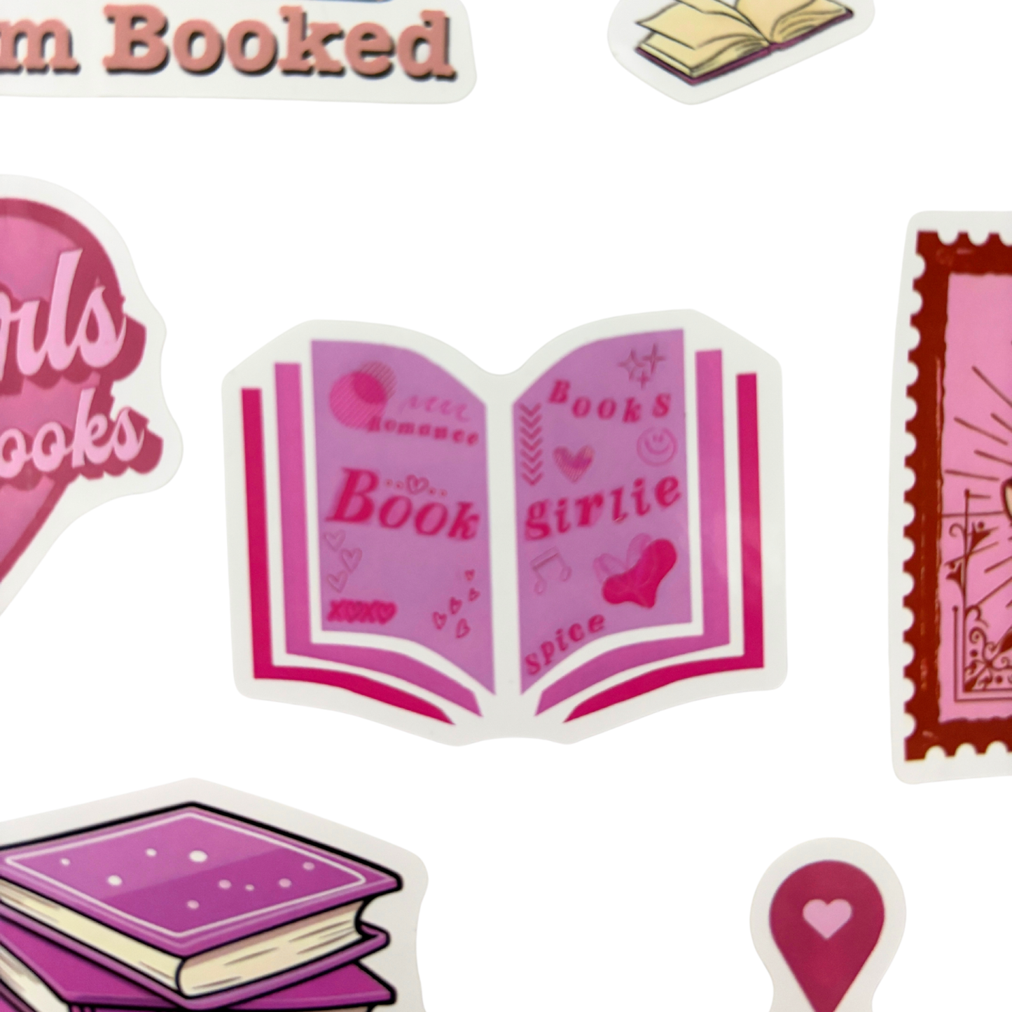 Book Lover Sticker Pack | 13–20 Stickers in 4 Bookish Themes