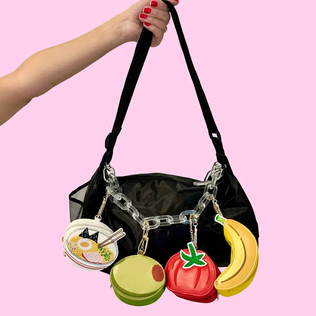Green Olive Bag Charm & Reusable Shopper