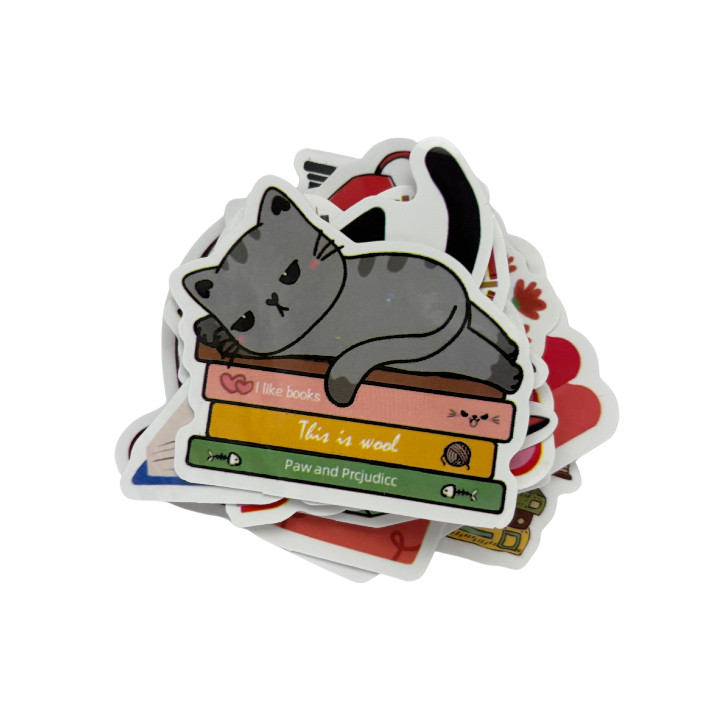 Book Lover Sticker Pack | 13–20 Stickers in 4 Bookish Themes