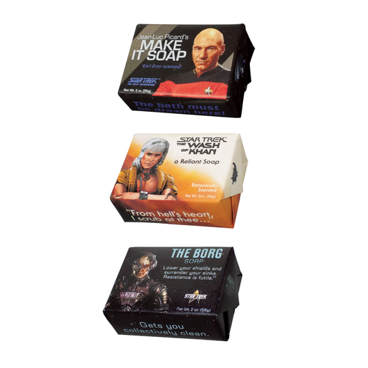 Star Trek Mini Soaps Gift Bundle | Body Bar Bath Cleanser