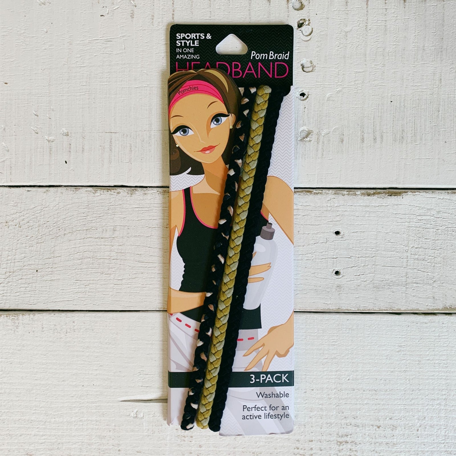 3 Pack Leopard Braided Headband | One Size Athleisure SALE