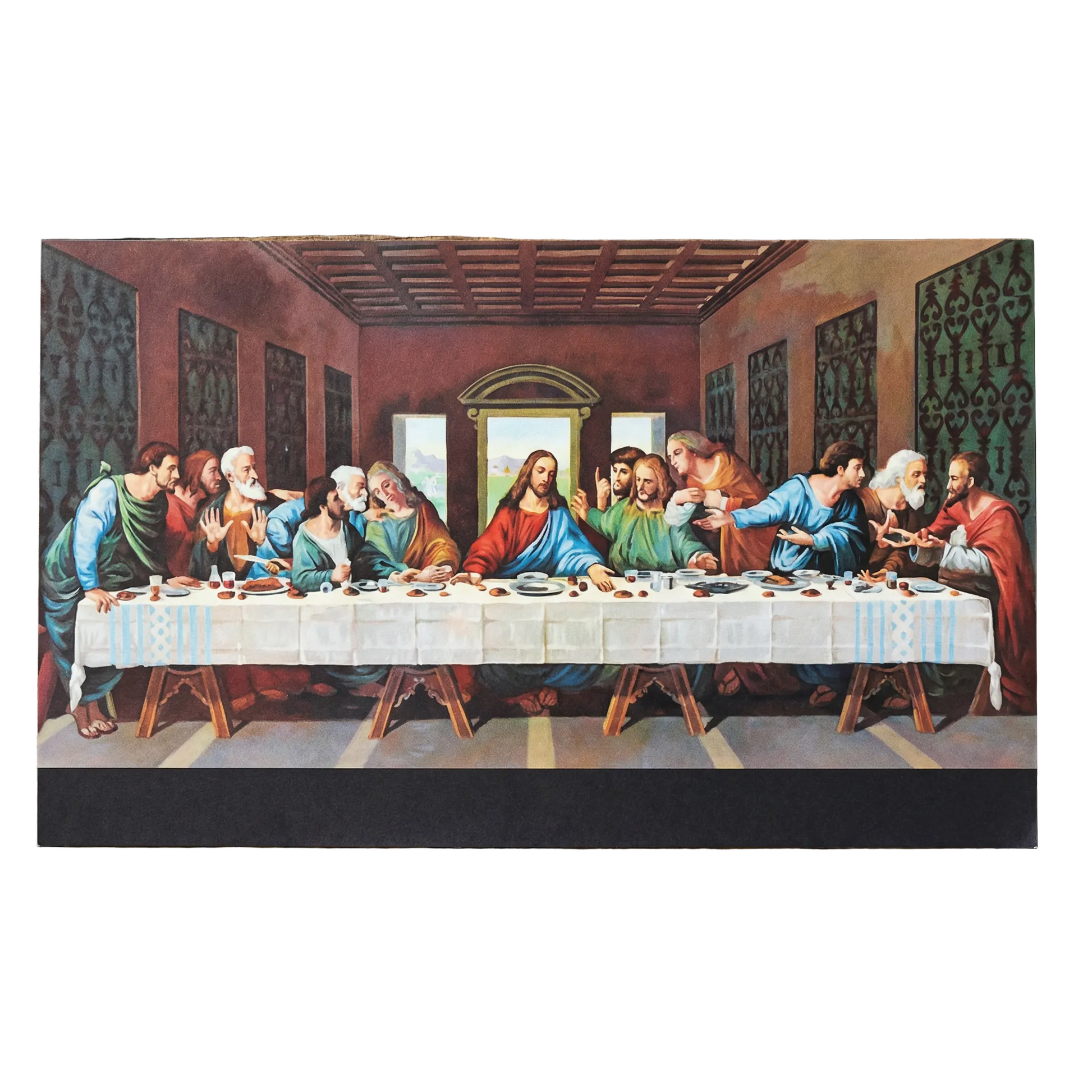 Last Supper Paper Placemats (40 pack) | Funny Peel-Off Pad for a Biblical Feast at Home-Archie McPhee-The Bullish Store