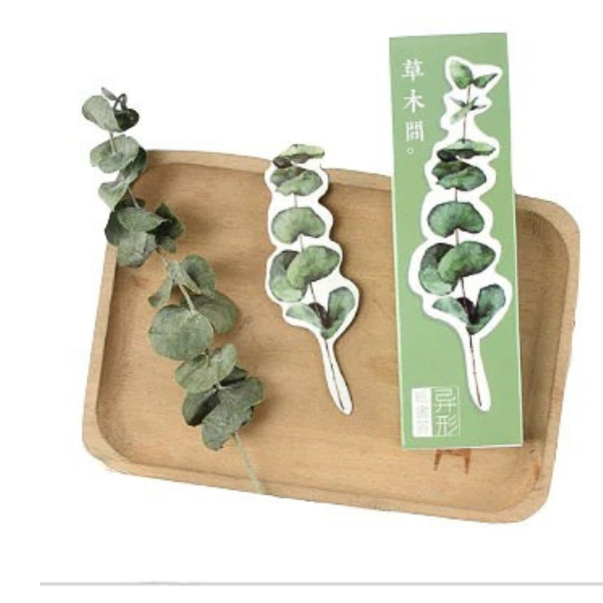 30-Pack Floral/Grass Design Paper Bookmark