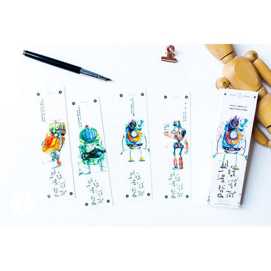 30 Pack of Robot Bookmarks