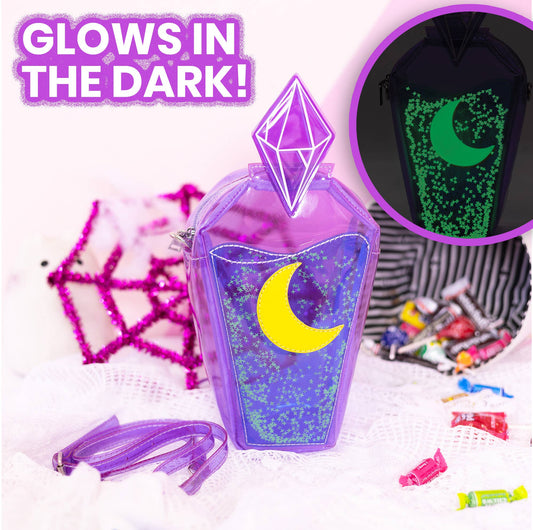 Halloween Glow in the Dark Potion Bottle Handbag | Semi-transparent Adjustable Strap Bag