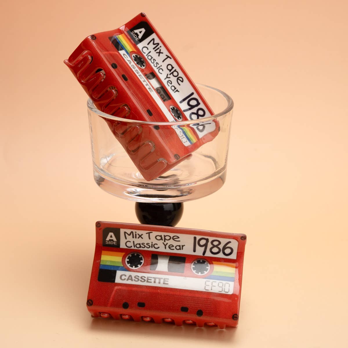 1986 Mix Tape Cassette Hair Claw