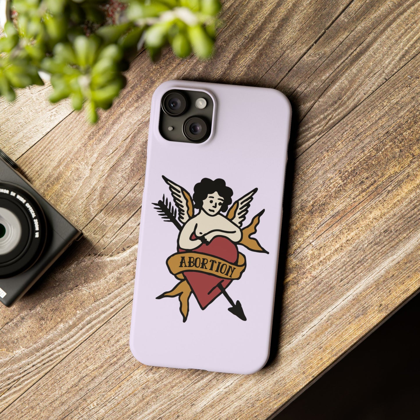 Abortion Vintage Tattoo Art Slim Phone Case - Many iPhone Models Available