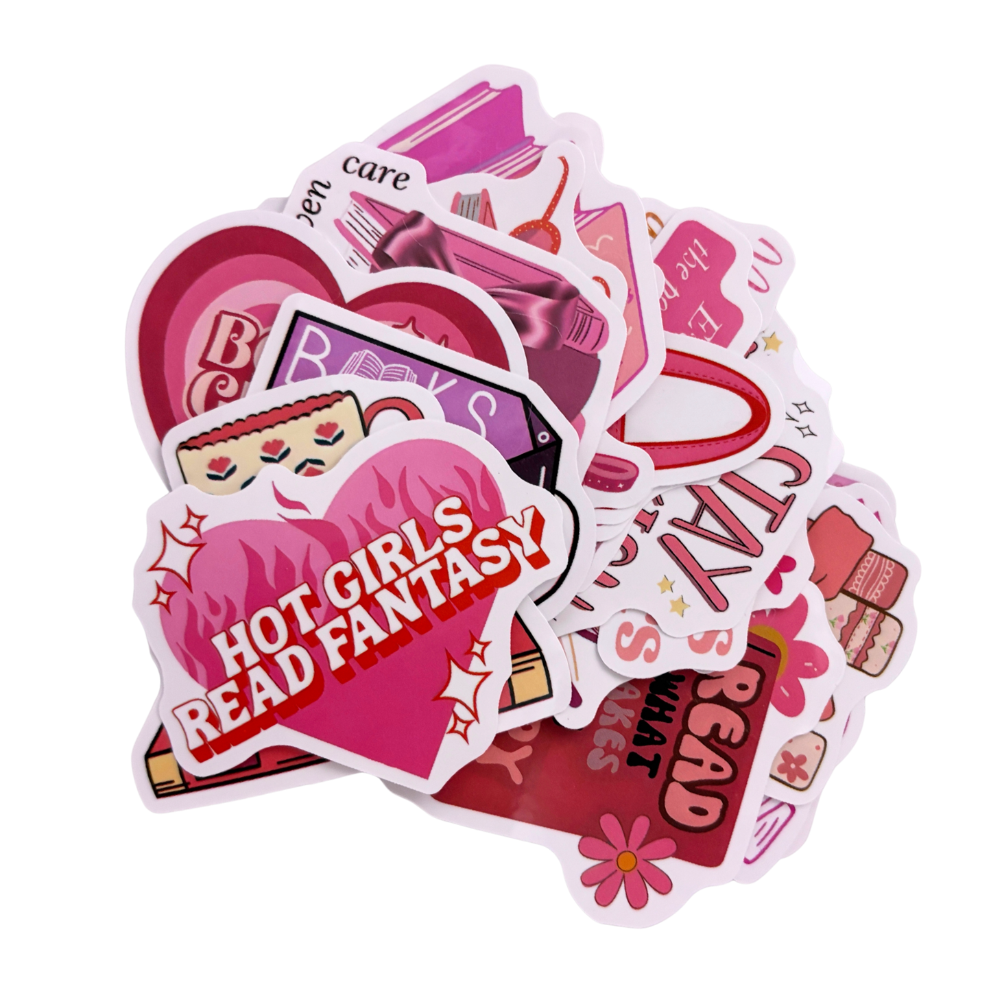 Book Lover Sticker Pack | 13–20 Stickers in 4 Bookish Themes