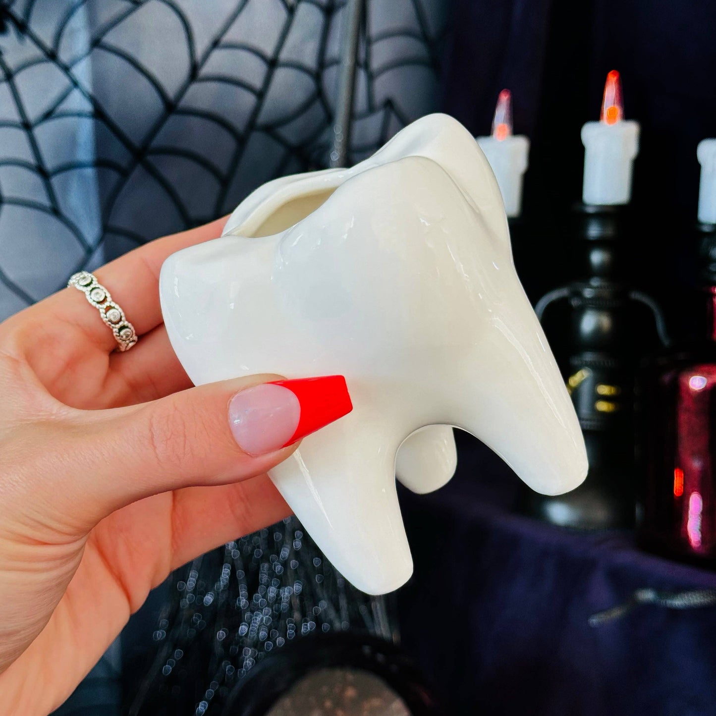 Tooth Ash Tray | Ceramic Novelty Ashtray