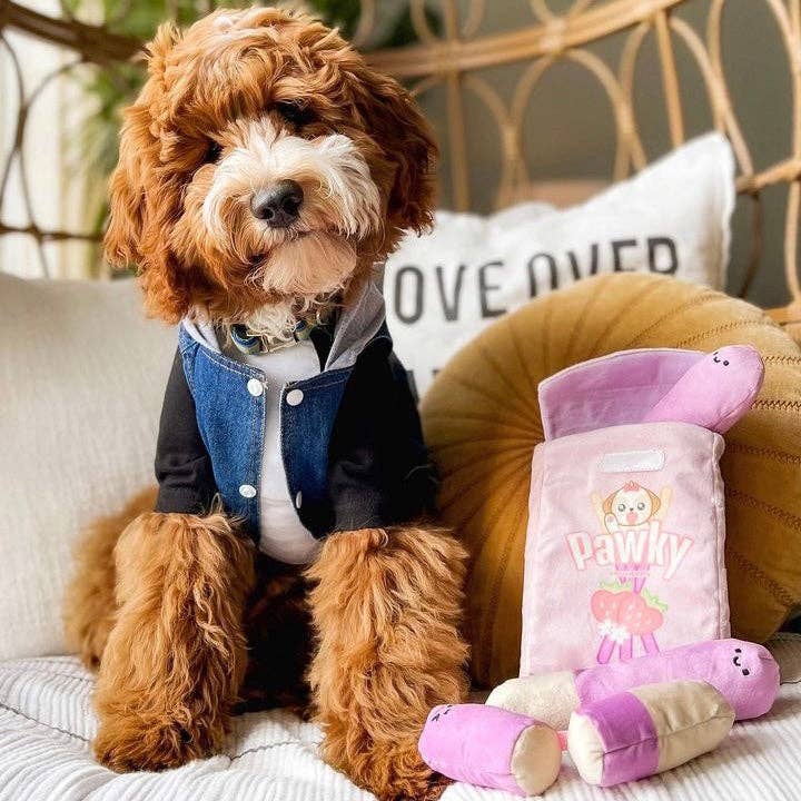 4 Piece Dog Toy Strawberry "Pawky" Interactive/Nosework | Japanese Snack Theme-Blushiez-The Bullish Store