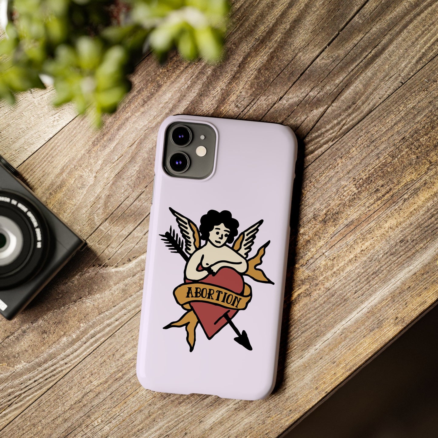 Abortion Vintage Tattoo Art Slim Phone Case - Many iPhone Models Available