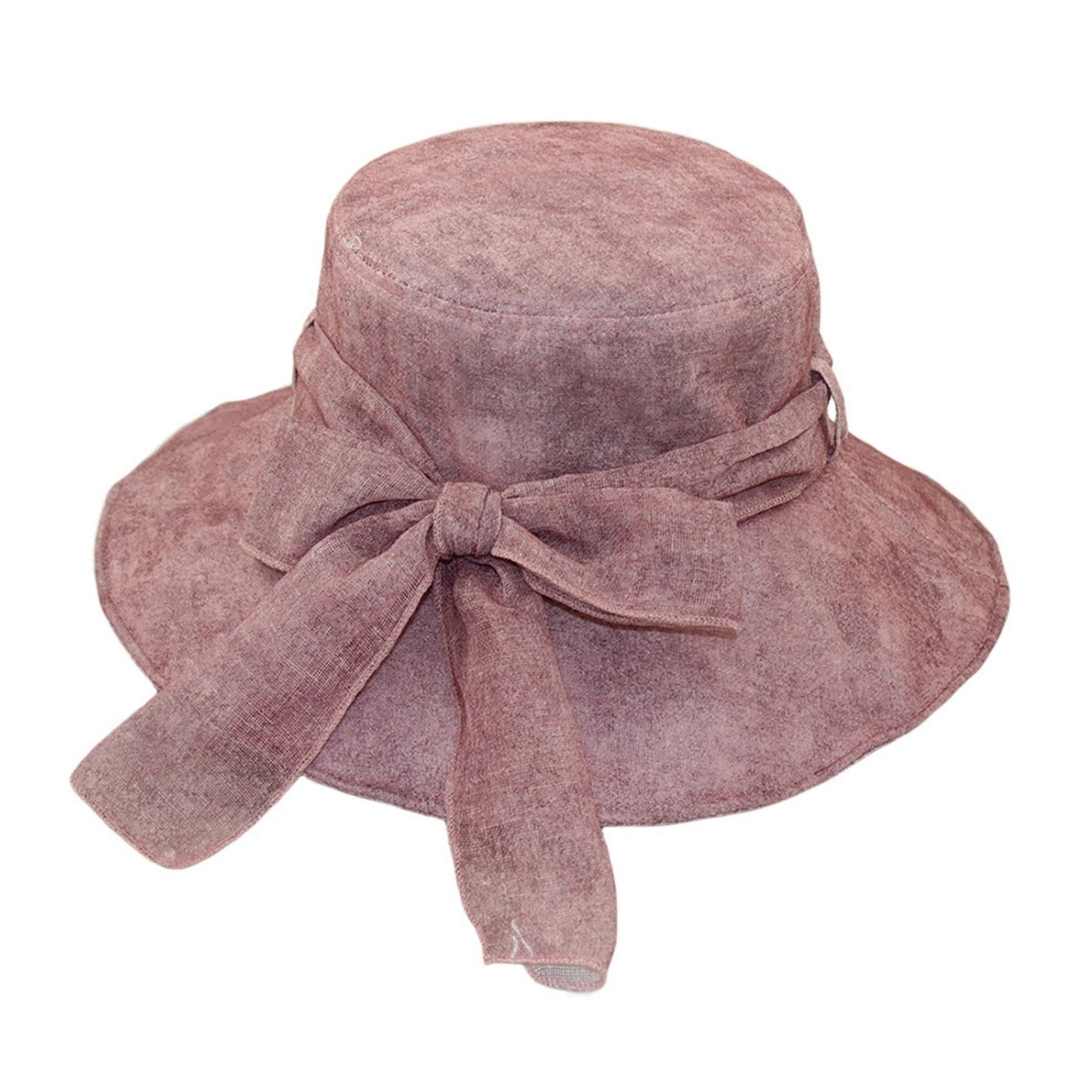 Rose Spring Straw Hat with Bow | Women’s Sun Hat 4” Brim