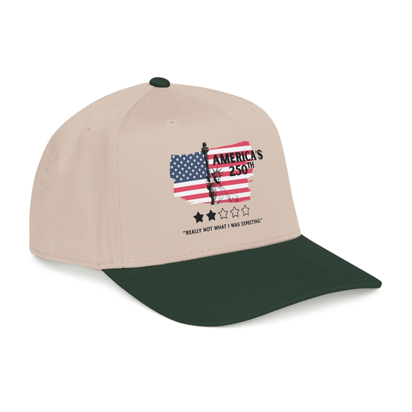 America’s 250th 2 Out of 5 Stars Mid Profile Baseball Cap