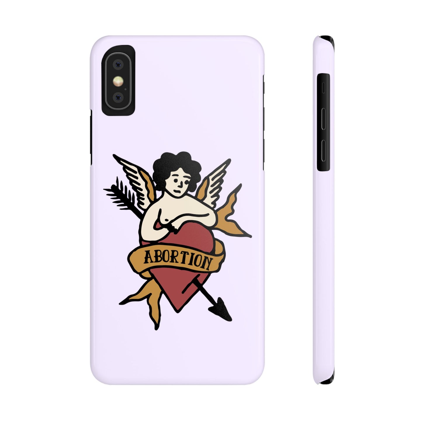 Abortion Vintage Tattoo Art Slim Phone Case - Many iPhone Models Available